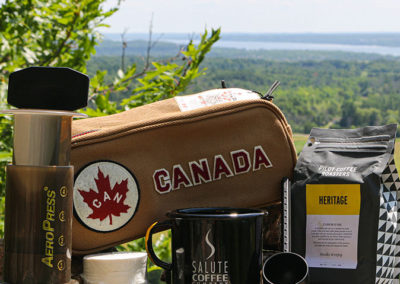 Camping Coffee Kit available at Salute Coffee Company Sudbury ON