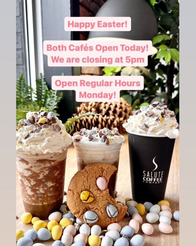 Only thing different about today is our Kingsway Café is closing at 5pm today.

Open tomorrow as usual.

Stop in and grab the last of our spring menu as our Summer offerings start tomorrow!!