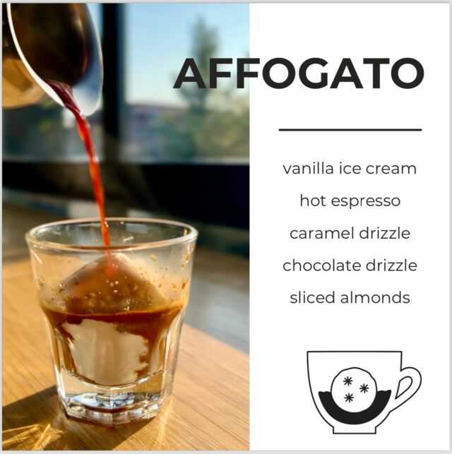 It is BACK! Our Affogato is here for the summer ☀️ ☀️☀️

#affogato #espresso #coffee #icecream #chocolate #caramel #almonds